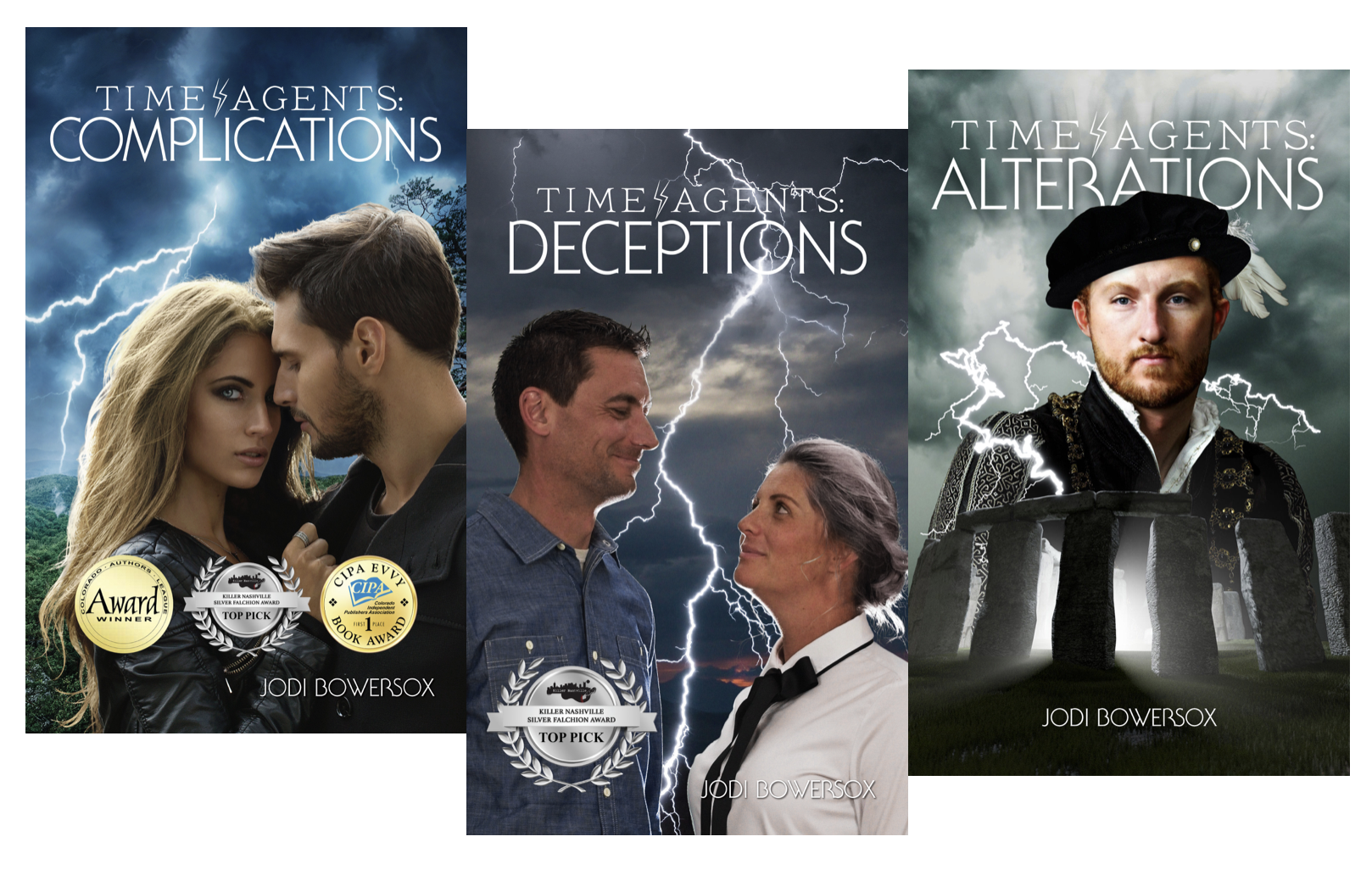The three books of the Time Agents series