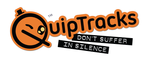 QuipTracks logo Don't Suffer in Silence